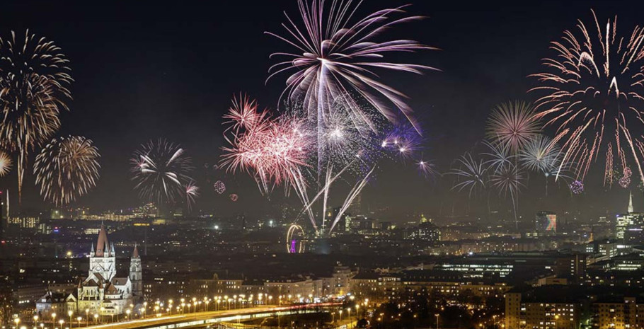 Silvester am Donauturm