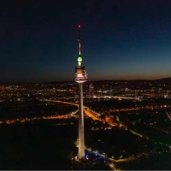 Danube Tower Night Panoramic